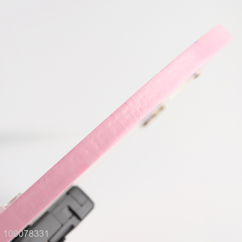 Factory supply cartoon round wall decor wooden wall clock