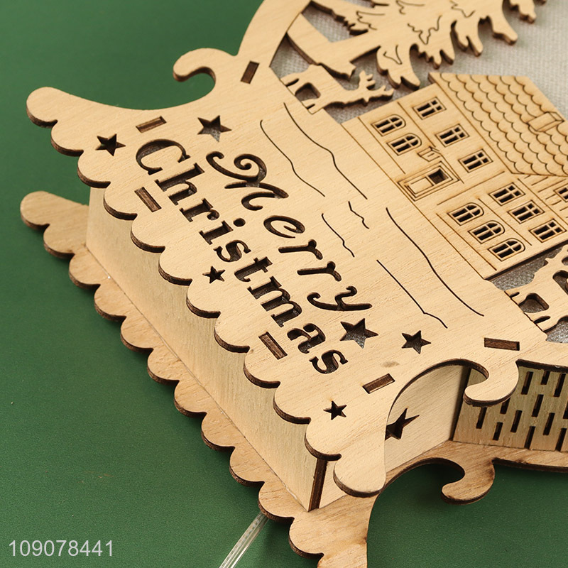 Low price christmas decoration ornament with lights for desktop decor