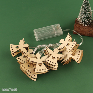 Low price angle shape wooden string lights decorative lights