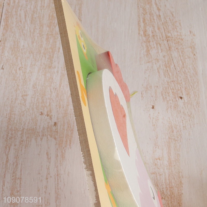 High Quality Cartoon Rooster Wooden Puzzle Kids Montessori Toy