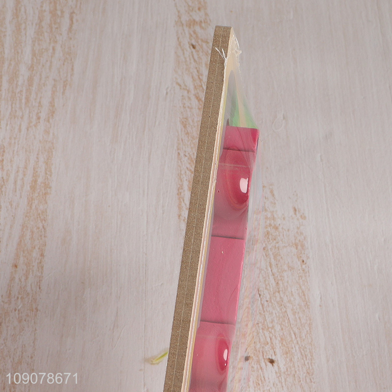 New-Style Cartoon Bus Wooden Puzzl Kids Toddlers Educational Toy