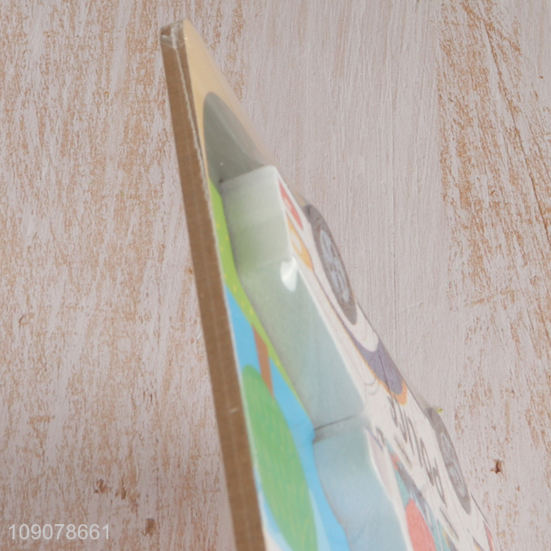 Hot Selling Cartoon Police Car Wooden Puzzles Wooden Puzzles Toy