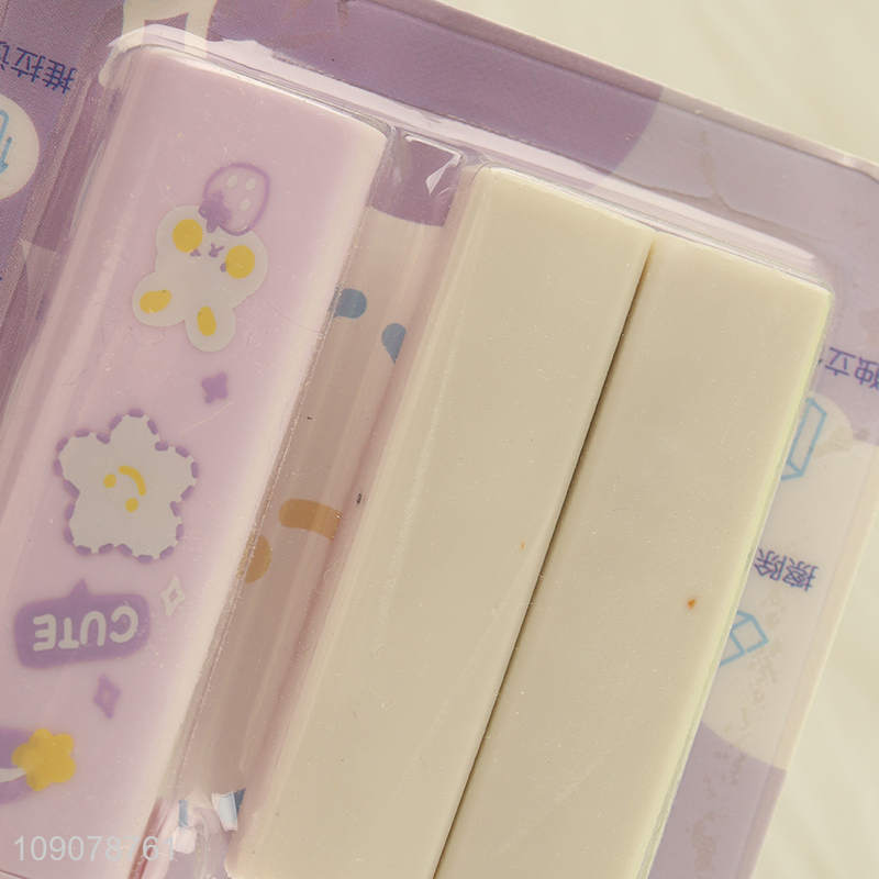 Yiwu market cartoon rabbit school students stationery move eraser