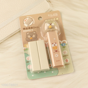 Hot items cartoon bear school students stationery move eraser for sale