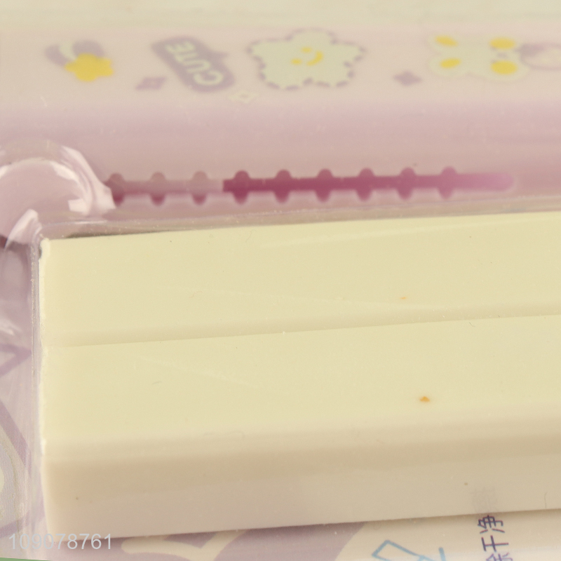 Yiwu market cartoon rabbit school students stationery move eraser