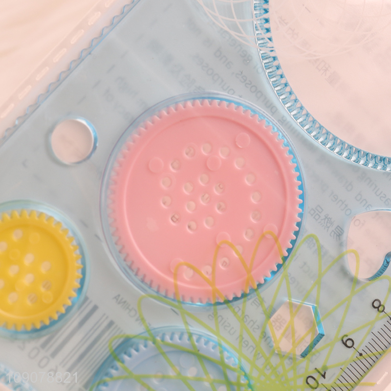 Top quality plastic school students drafting supplies multifunctional ruler