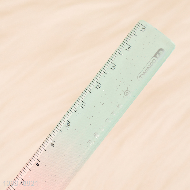 Online wholesale multicolor cute cat paw plastic ruler for drafting supplies