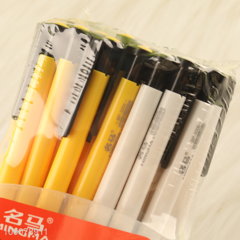 China factory 60pcs school students writing stationery ballpoint pen set