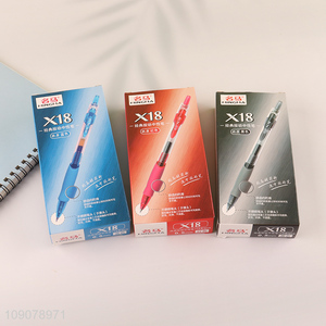 Yiwu market multicolor school office stationery 0.5mm gel pen set