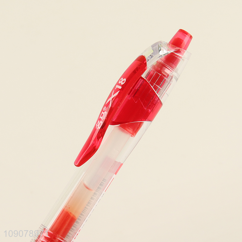 Yiwu market multicolor school office stationery 0.5mm gel pen set