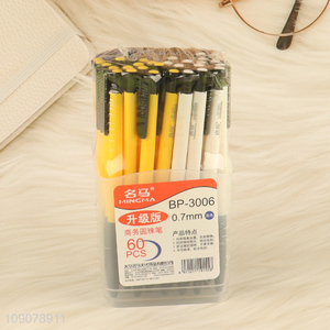 China factory 60pcs school students writing stationery ballpoint pen set