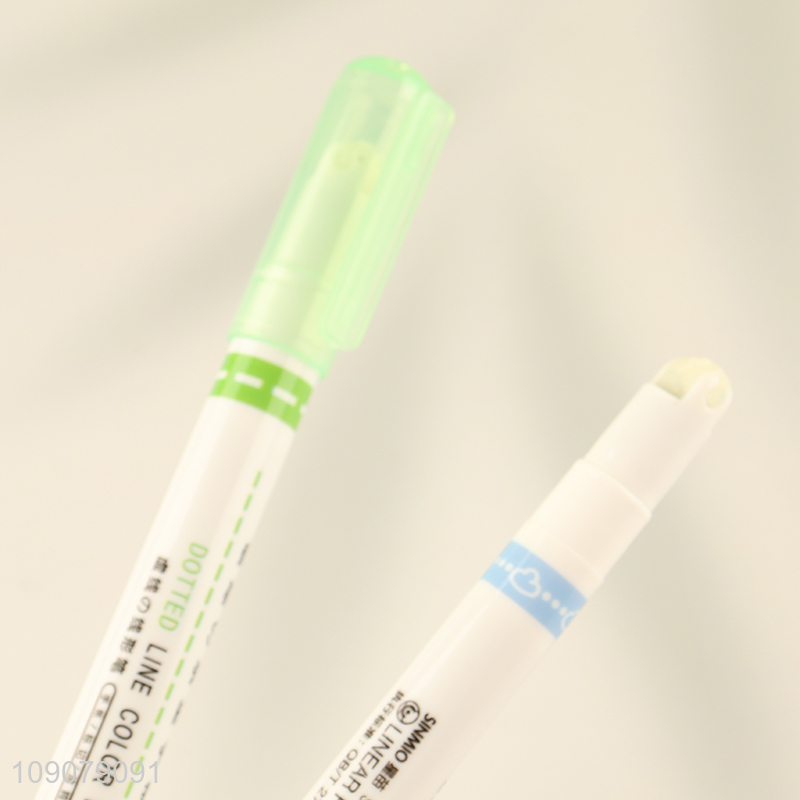 Hot selling 3pcs stationery handbook DIY outline curve pen set