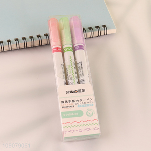 Yiwu market creative handbook students DIY outline curve pen