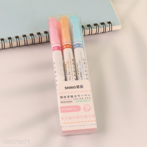 China wholesale 3pcs handbook DIY outline curve pen contour pen set