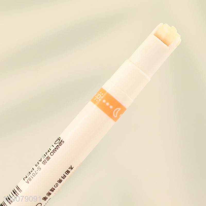 Hot selling 3pcs stationery handbook DIY outline curve pen set