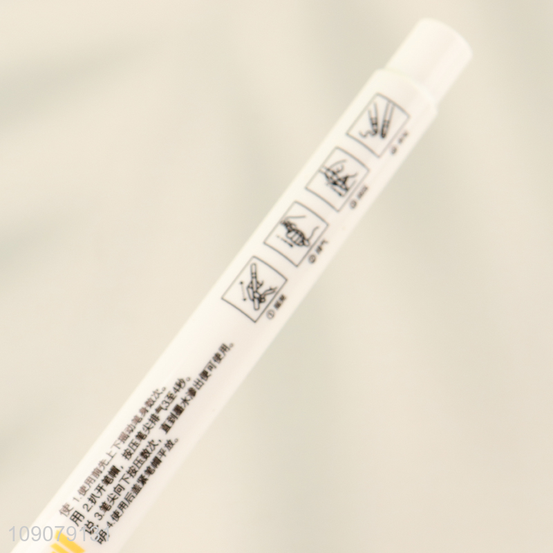 Good quality 24colors contour pen double line wave curve pen set