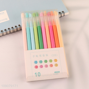 Hot selling students handbook diy art fineliner marker pen set
