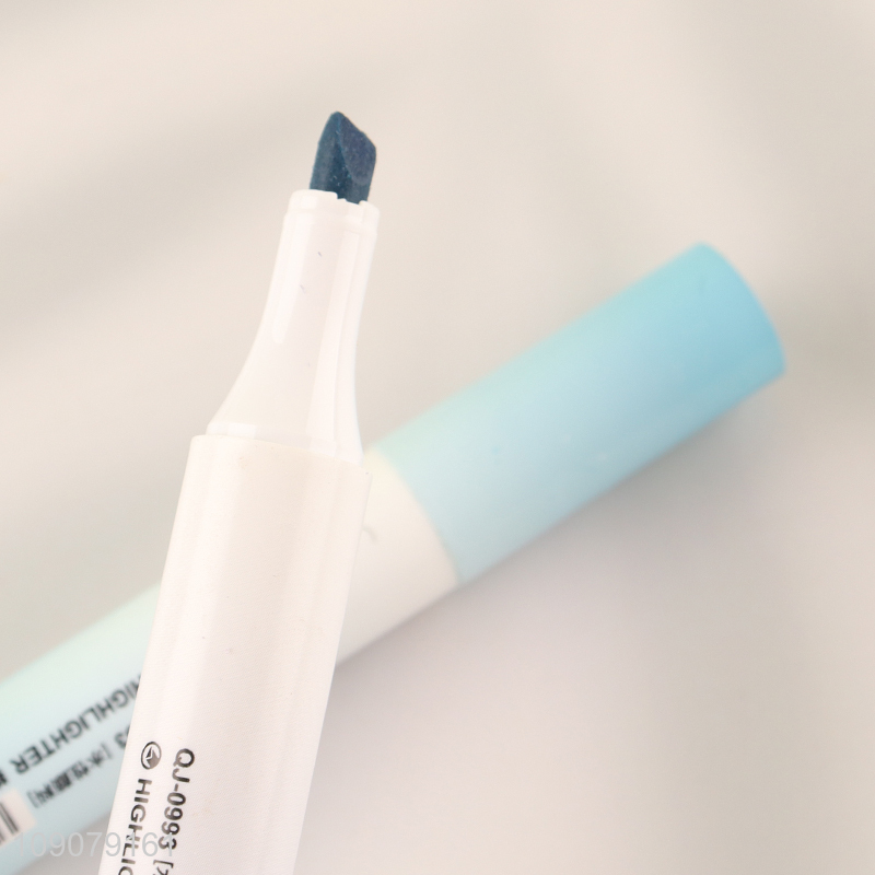 Latest design 4pcs school office stationery eye protection highlighter pen set