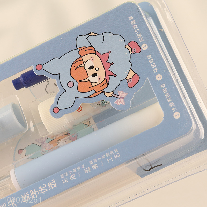 China supplier multicolor school students heat-sensitive erasable fountain pen set