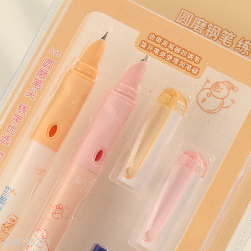 Good selling school students stationery heat-sensitive erasable fountain pen set