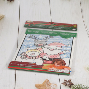 High Quality Christmas DIY Coloring <em>Wooden</em> <em>Craft</em> Kit Christmas Decorations