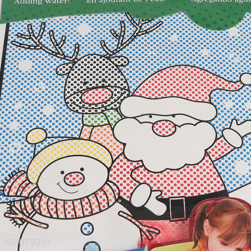 High Quality Christmas DIY Coloring Wooden Craft Kit Christmas Decorations