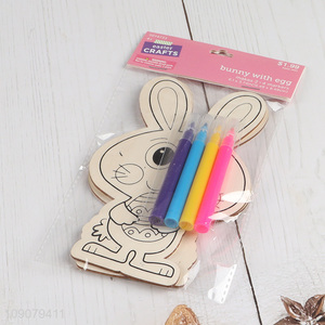 Online Wholesale Easter DIY Coloring <em>Wooden</em> <em>Craft</em> Kit DIY Easter Ornaments