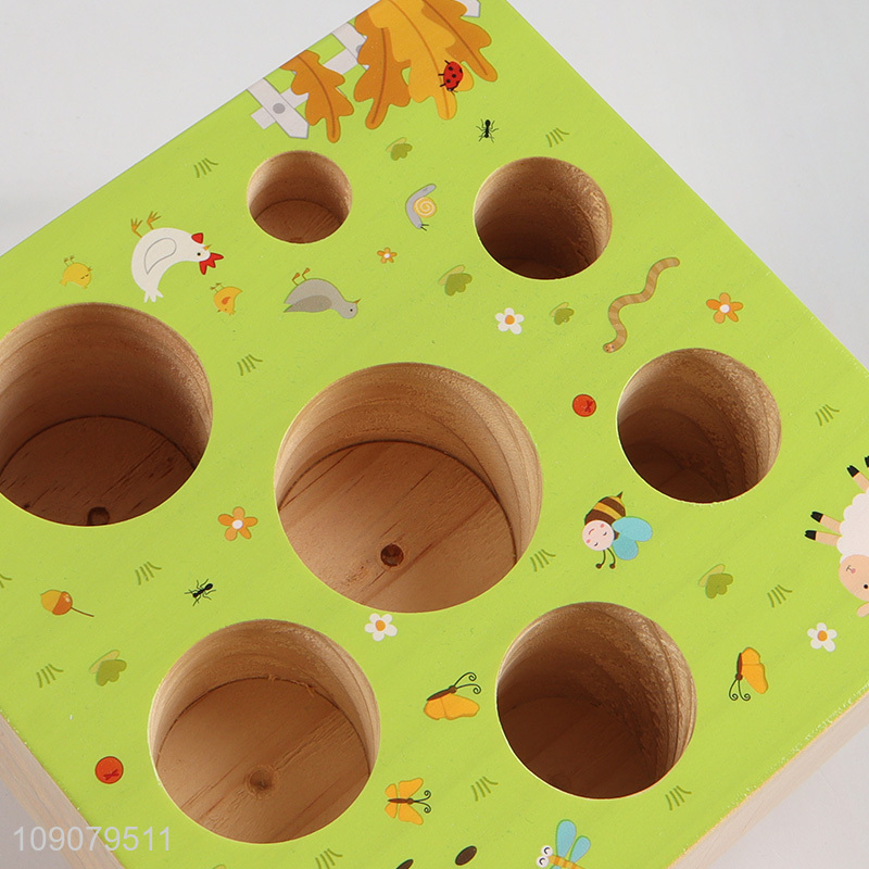 Wholesale Happy Farm Educational Shape Sorting Matching Toys for Kids 1-3 Year