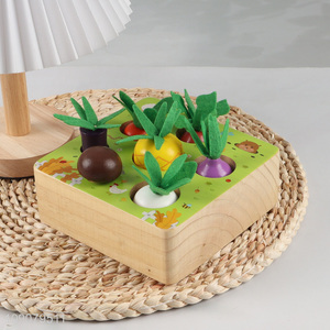 Wholesale Happy Farm Educational Shape Sorting Matching Toys for Kids 1-3 Year