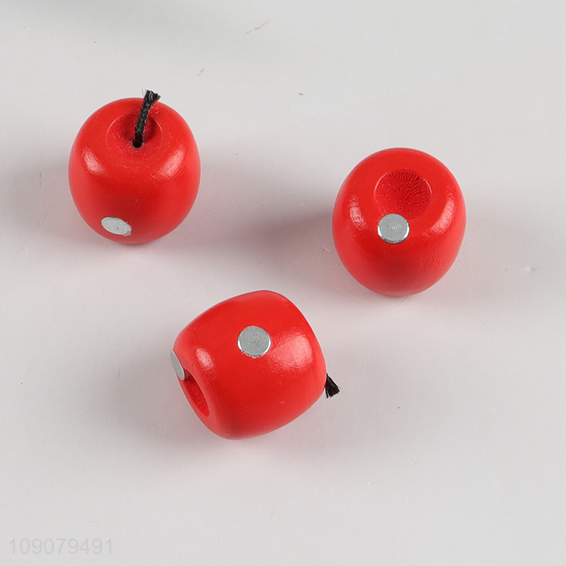 Factory Price Apple Picking Magnetic Tree Toy Wooden Apple Tree Toy