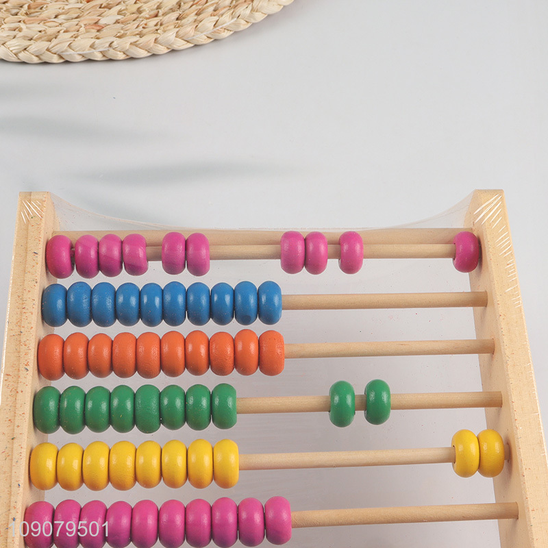 Good Quality Classic Wooden Abacus Educational Counting Toy Mathematics Toy