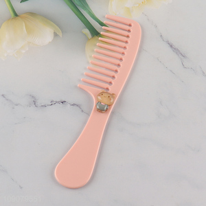 Top selling plastic professional anti-static hair comb wholesale