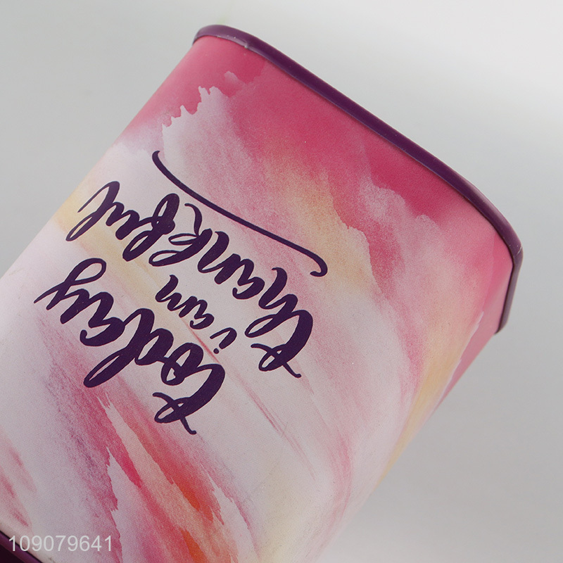 Good selling square tinplate kids money box coin bank wholesale