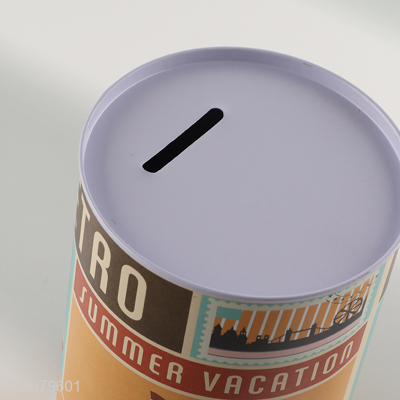 Top products tinplate children money box coin bank for sale