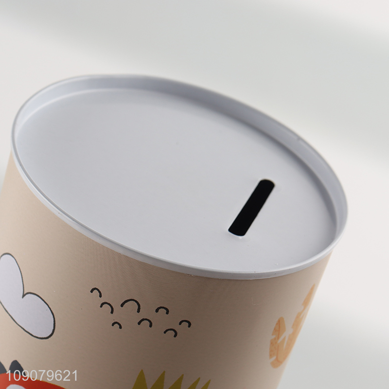 Yiwu market cartoon dinosaur printed kids money box coin bank