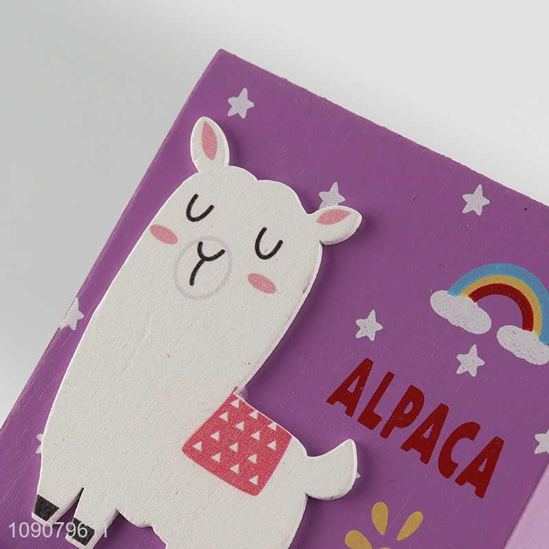 Online wholesale school office supplies wooden pen holder for desktop