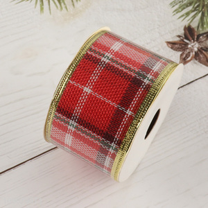 Hot products polyester christmas gifts wrapping ribbon packaging ribbon for sale