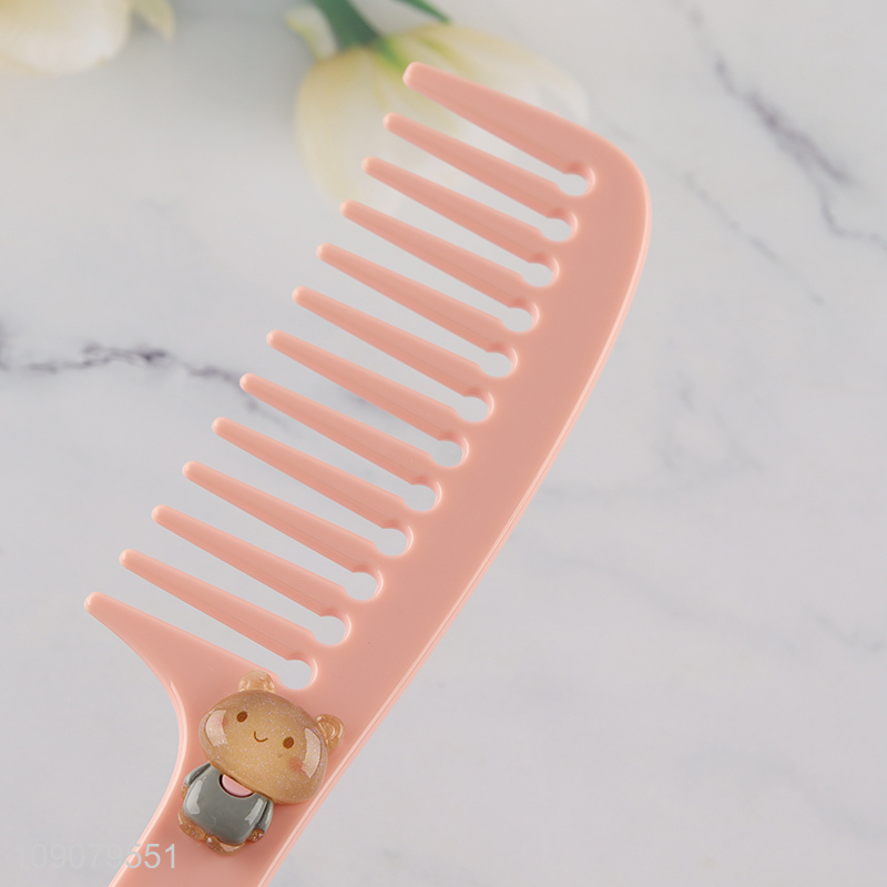 Top selling plastic professional anti-static hair comb wholesale