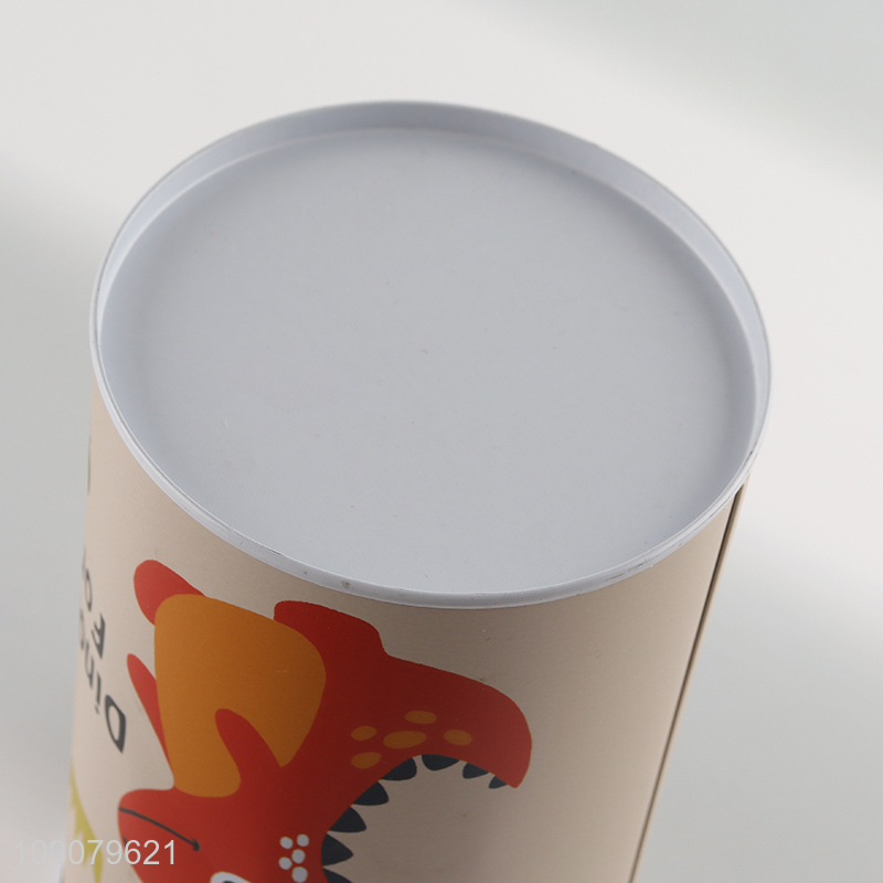 Yiwu market cartoon dinosaur printed kids money box coin bank