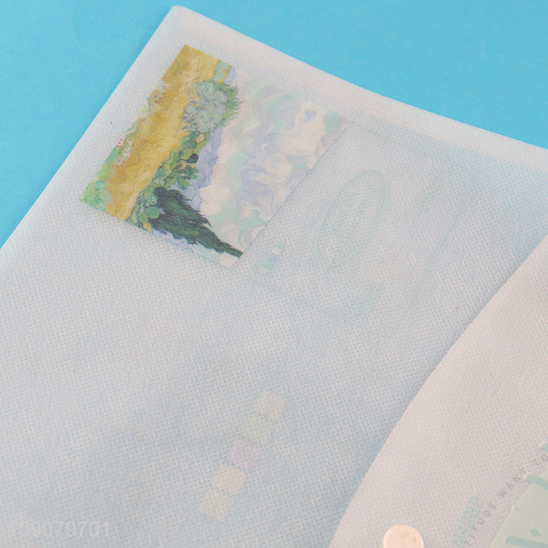 Top sale portable school office supplies pp file bag wholesale