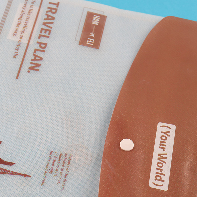 New arrival school office supplies portable pp file bag for sale