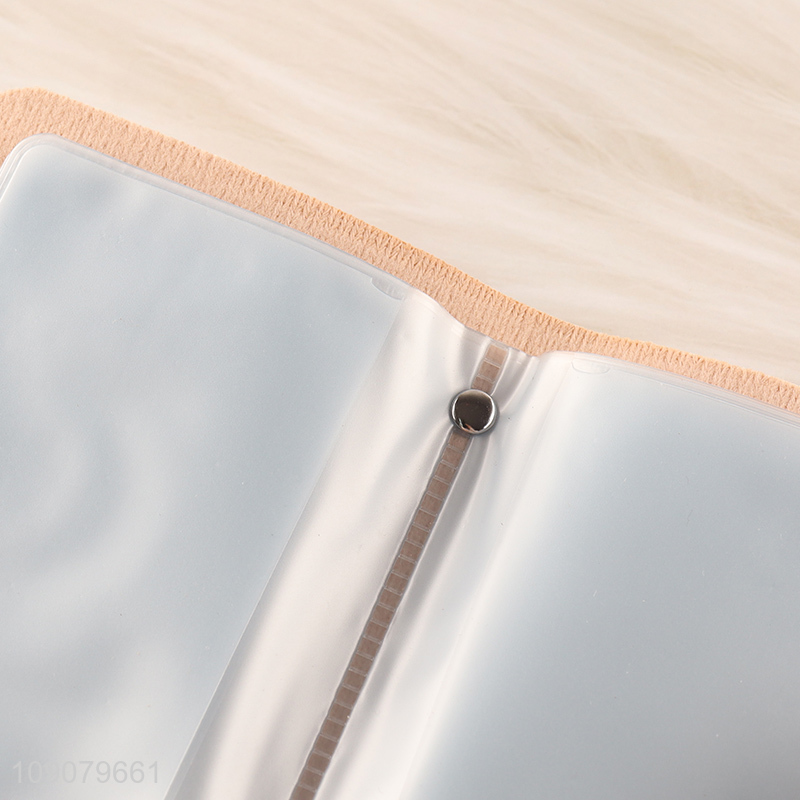 Factory supply pu leather portable card holder card bag for sale