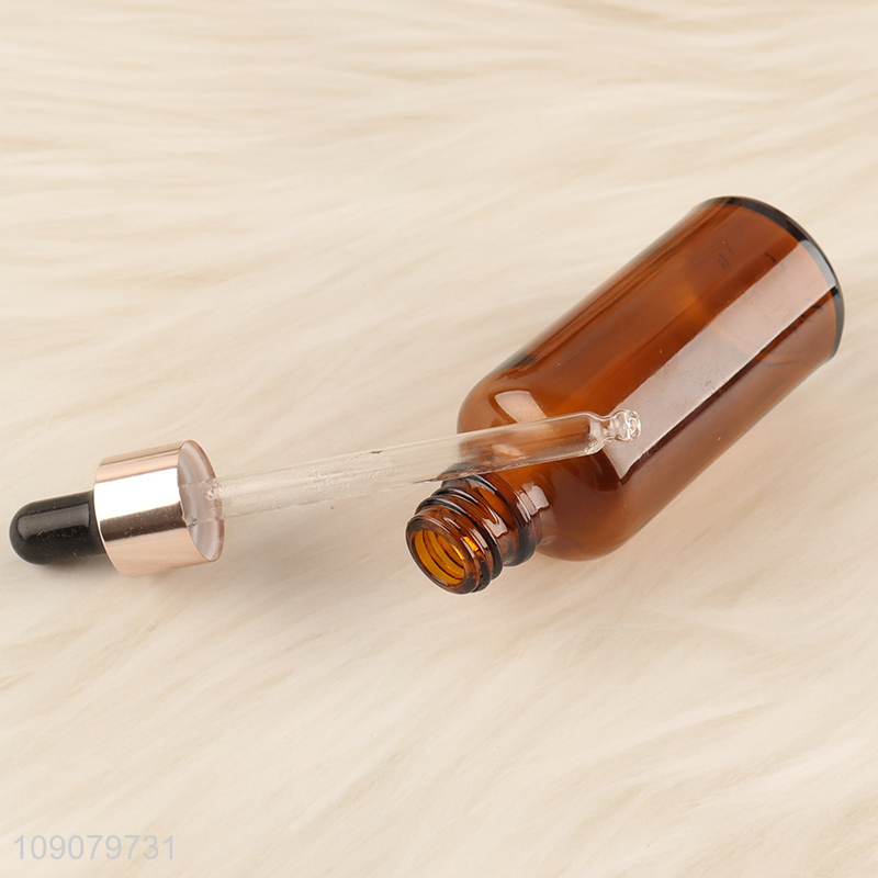 Wholesale from china amber glass dropper bottle essential oil bottle