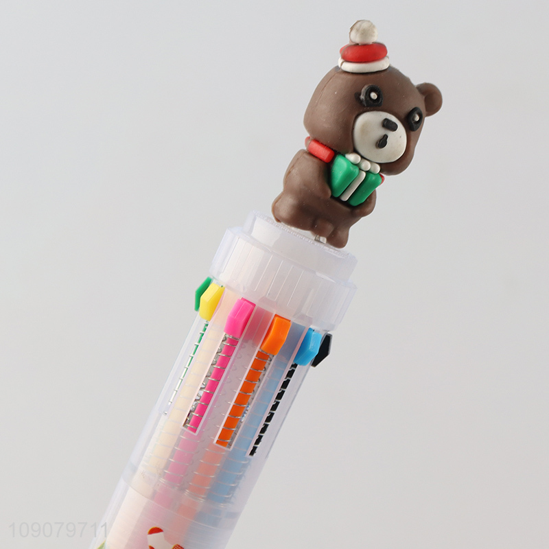 Good price cartoon multicolor school office writing ballpoint pen