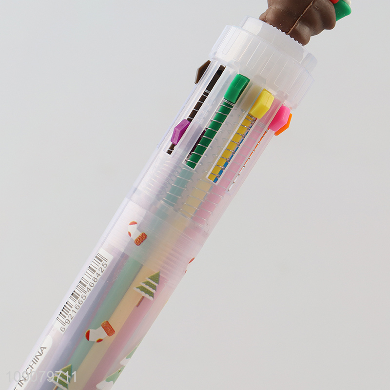 Good price cartoon multicolor school office writing ballpoint pen