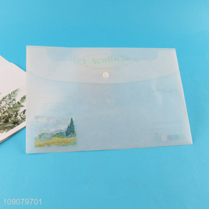 Top sale portable school office supplies pp file bag wholesale