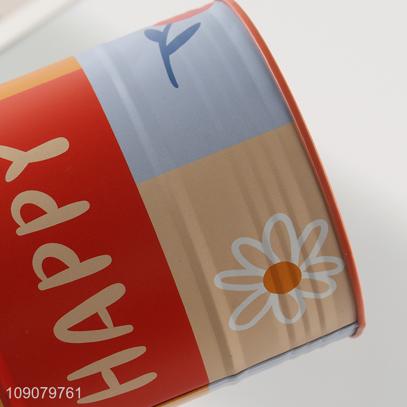 Factory supply tinplate money box coin bank for children