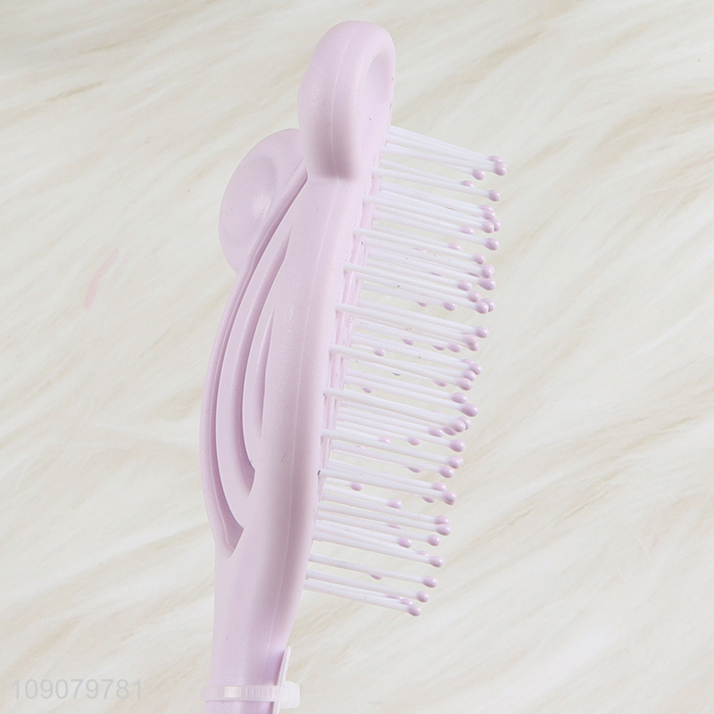 China Wholesale Vented Hair Brush Hollowed Out Comb Detangling Hair Comb