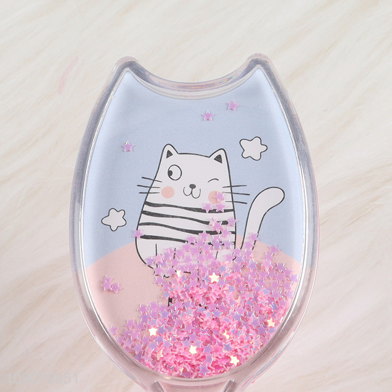 New Arrival ABS Handle Quicksand Massage Hair Comb for All Hair Types