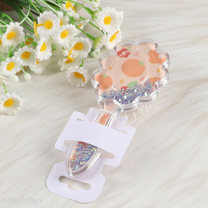 Good Quality Quicksand Massage Comb Glitter Lightweight Pain Free Comb